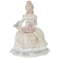 GAEM Фигурка декоративная "Девушка", L18 W13,5 H22 см