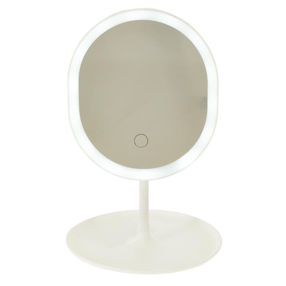 GAEM Зеркало настольное (подсветка USB 0,25м) , L18 W18 H28 см