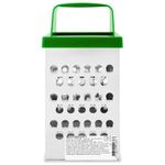 Терка 4 грани 18,2х6,2х8,5 см, белая жесть с пластиковой ручкой, BOOMHOUSE (БумХаус) Basic, 701860