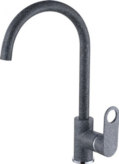 043521-HC Смеситель од. для кухни выс. (черно серый точ.) ViEiR (10/1шт)