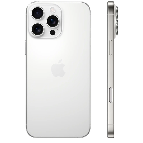 Смартфон Apple iPhone 16 Pro Max 256GB Dual Sim, White Titanium (Титановый белый)