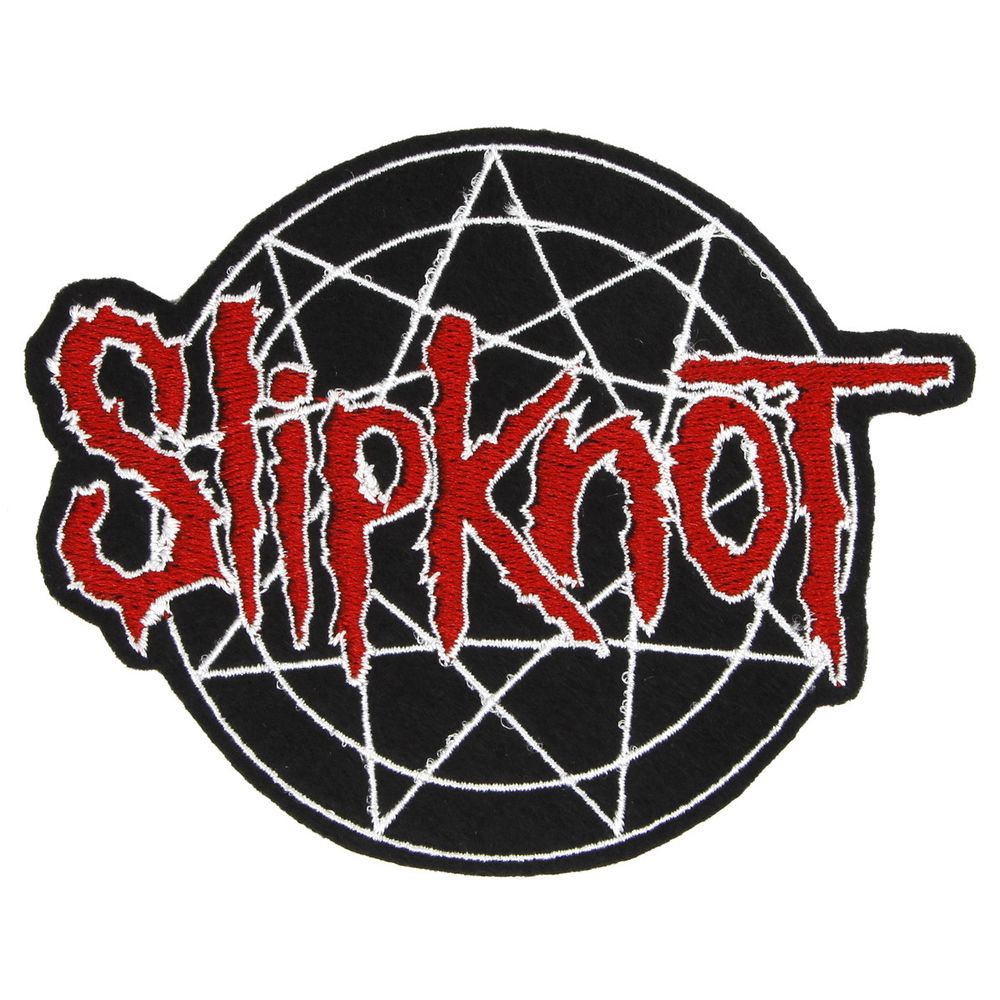 Нашивка с вышивкой группы Slipknot