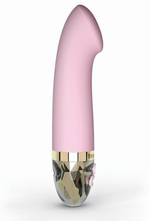 Розовый стимулятор для G-точки Right on Ron - 17 см. (Цвет: розовый)