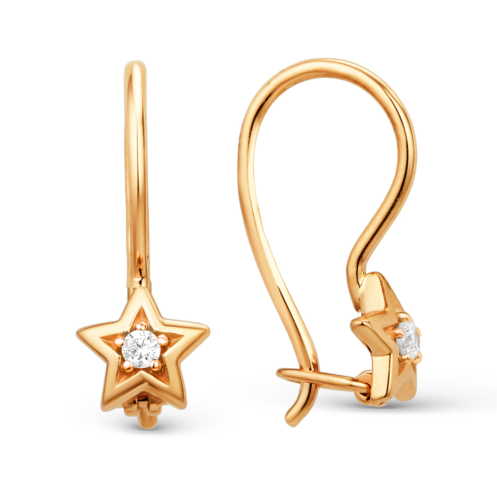Серьги из золота 585 пробы