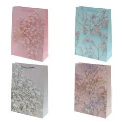 GAEM Пакет подарочный (бумага 210г/м2, блок микс 12шт), L30 W12 H41,5 см, 4в.
