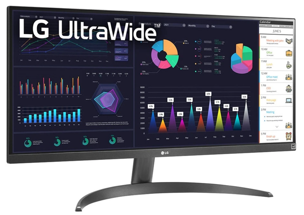 Монитор 29" LG UltraWide 29WQ500-B