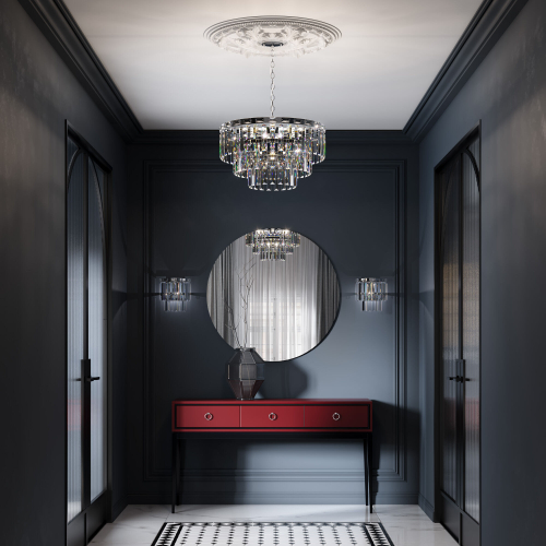 Настенный светильник 10130/1 хром