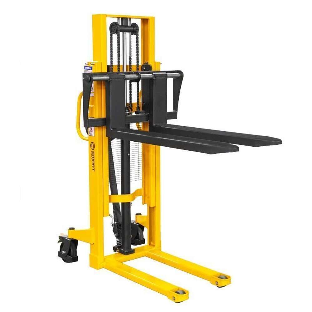 Ручной гидравлический штабелер SDJ 1520 (1500 кг; 2 м; вилы 310-830 мм) SMARTLIFT (SMART)
