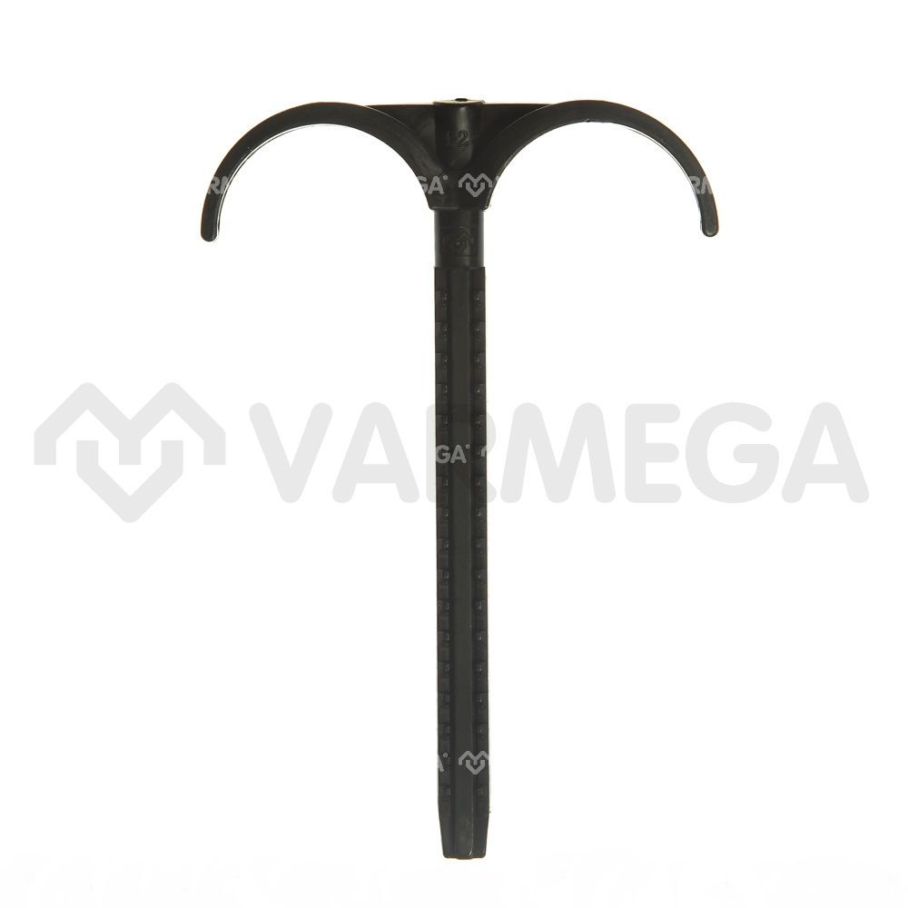 Двойной крюк с дюбелем Varmega VM36202 для двух труб