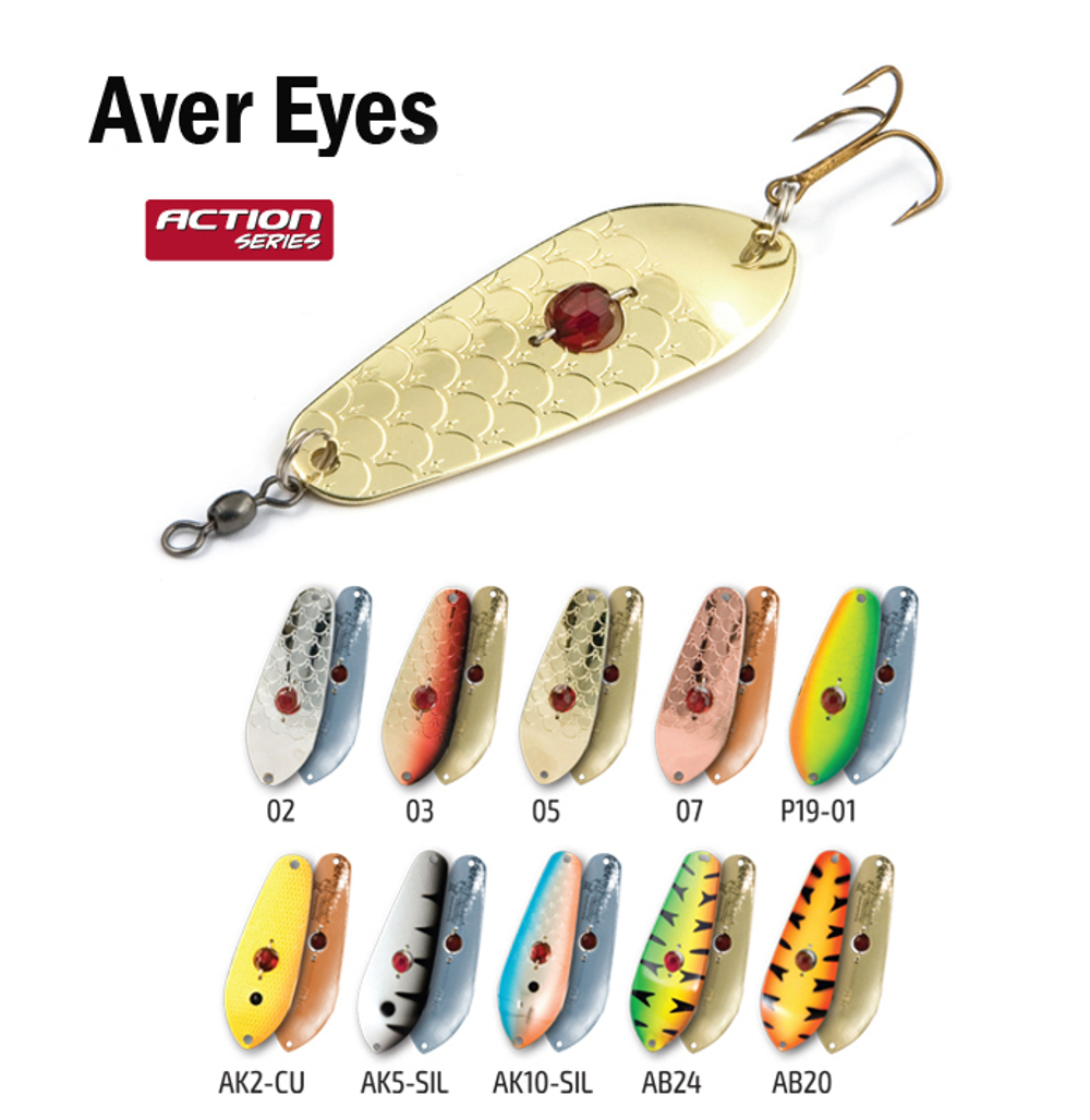 Блесна колебалка Akara Action Series Aver Eyes 90 28 гр. 1 oz. 02