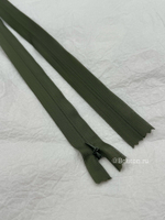 Молния потайная темный хаки