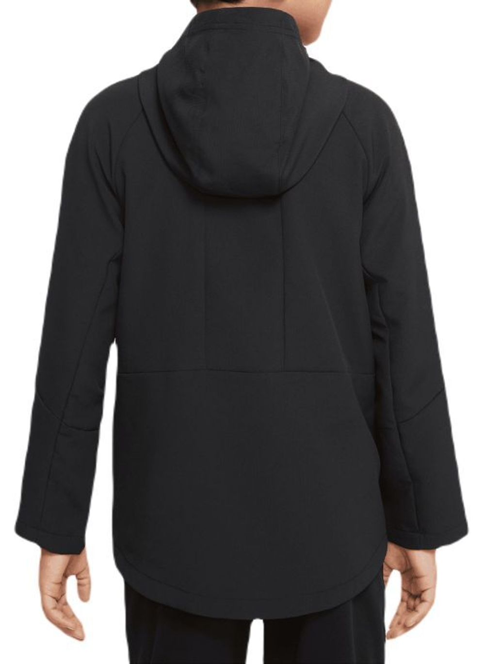 Кофта для мальчика теннисная Nike Dri-Fit Woven Training Jacket - black/black/black/white