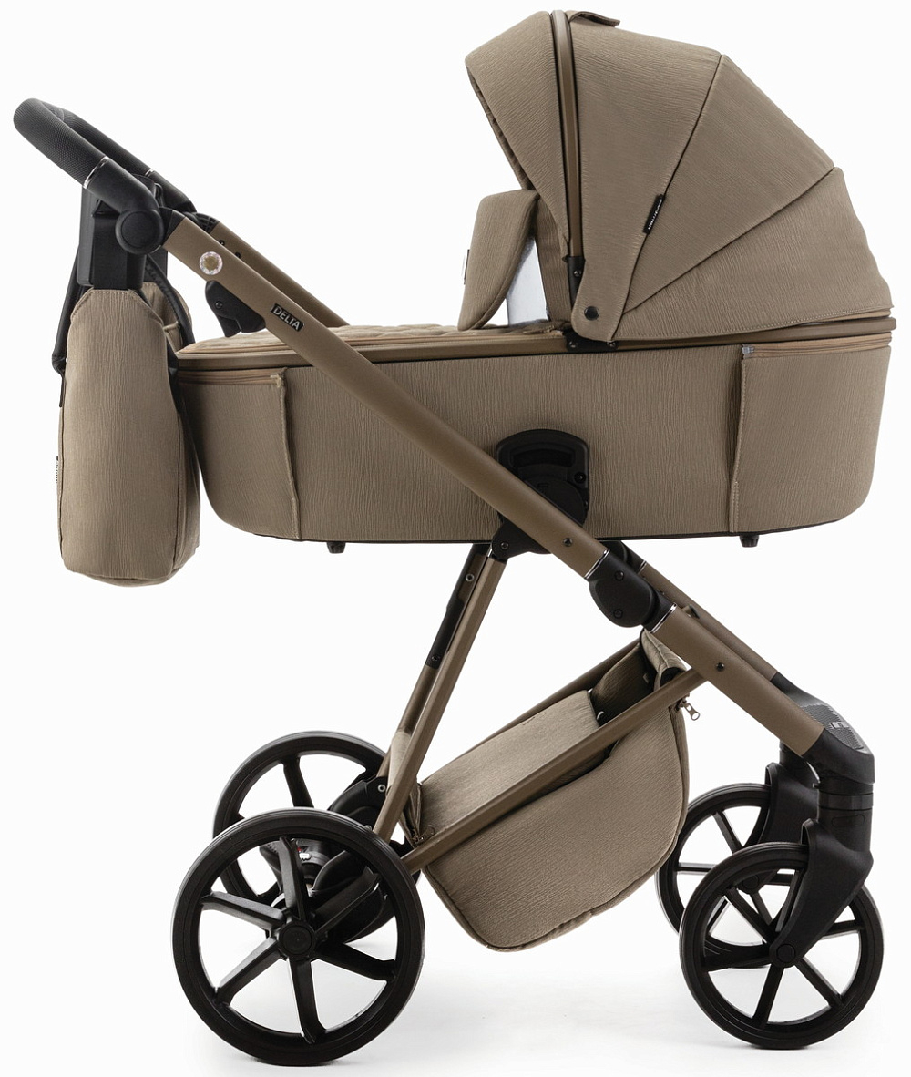 Детская коляска Adamex Delta Natura 2 в 1 DN-6-TAUPE (СЕРО-БЕЖЕВЫЙ)
