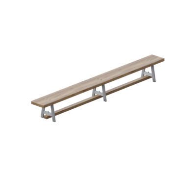 Скамья гимнастическая на металлических ножках