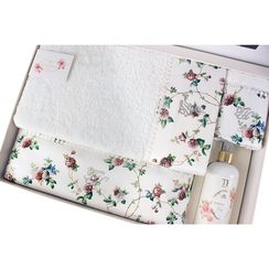 Набор полотенец  ROSELAND Lux 3 пр +ароматизатор  TIVOLYO HOME Турция