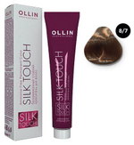 OLLIN SILK TOUCH 8/7 светло-русый коричневый 60мл Безаммиачный стойкий краситель для волос