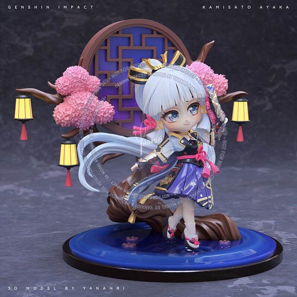 Аяка Genshin Impact Фигурка Чиби
