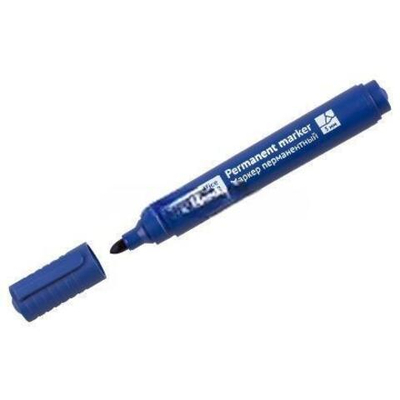 Маркер перманентный OfficeSpace СИНИЙ 3 мм (1/12 шт.)