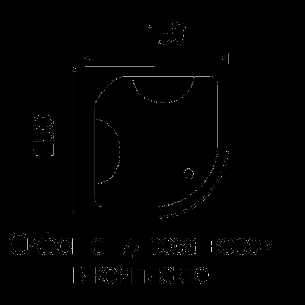 Ванна акриловая WEMOR 150/150/55 C
