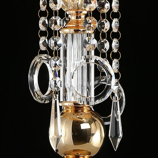 Настольная лампа с абажуром ILLUMICO E27 IL6219-1T-27 GD