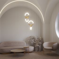 Светильник светодиодный подвесной Maytoni Node MOD165PL-L18G3K