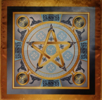 Магическая скатерть "Викка Воздушная Звезда Волшебная Сила Воздуха" (малая)