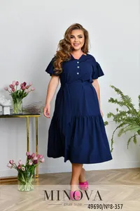 Платье 8-357-синий Minova