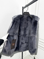 Кардиган с мехом Loro Piana