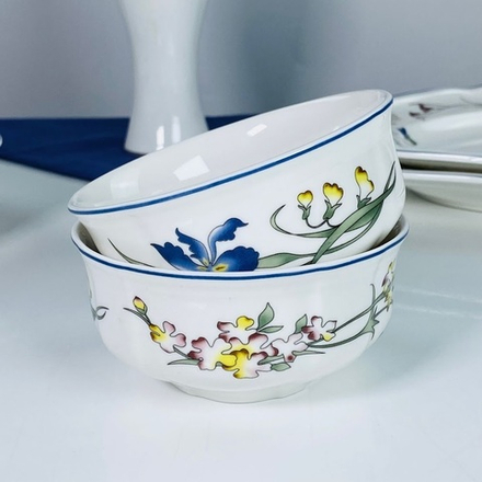 Lenardi 305-345 Набор из 6 салатников 12х5,5см ФРЭНСИС в под.уп.(х8)Фарфор