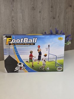 Игровой набор Футбольные ворота 72x36см, футбольный мяч