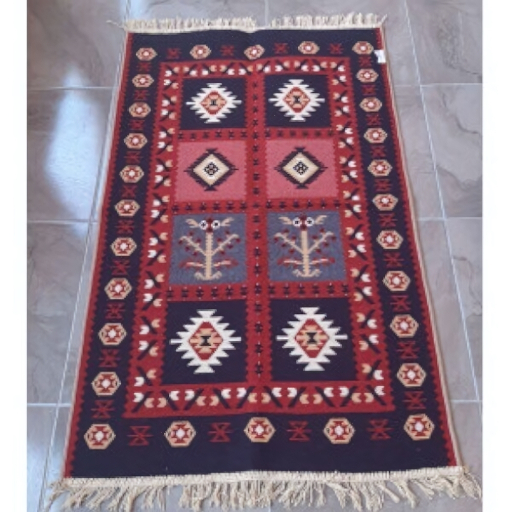 Коврик интерьерный с бахромой VOSTOK 60*90 (двухсторонний)