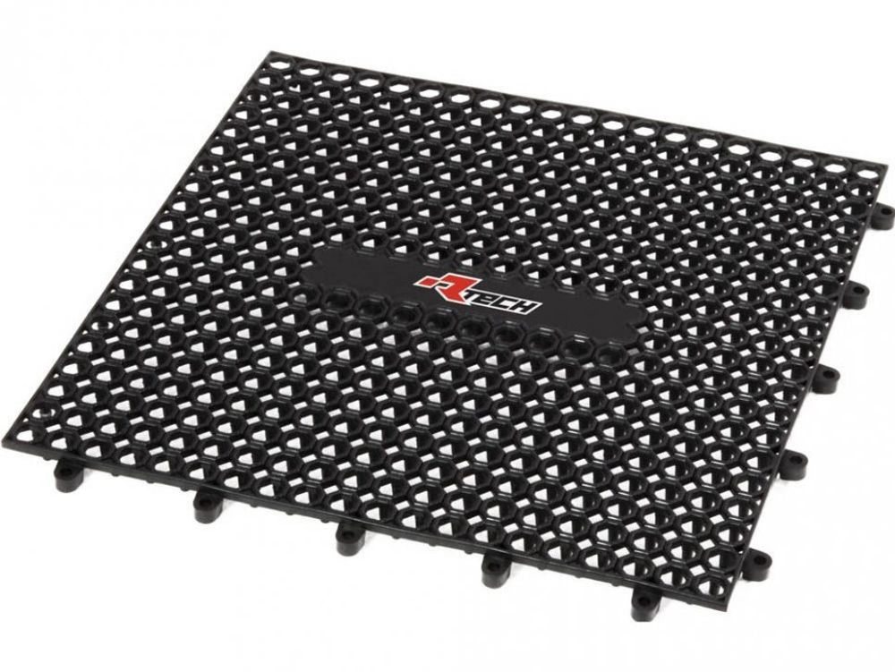 Ковер резиновый 1м. кв. черный Rtech R-TAPNR000008