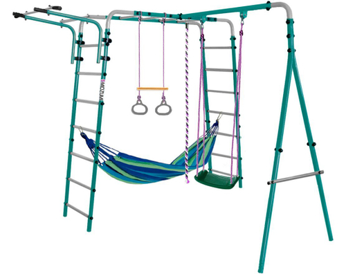 Спортивно-игровой комплекс Midzumi Yokina Ko Umi Medium Пластиковые навесные качели (синий гамак)