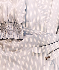 Patrizia Pepe платье голубое в полоску