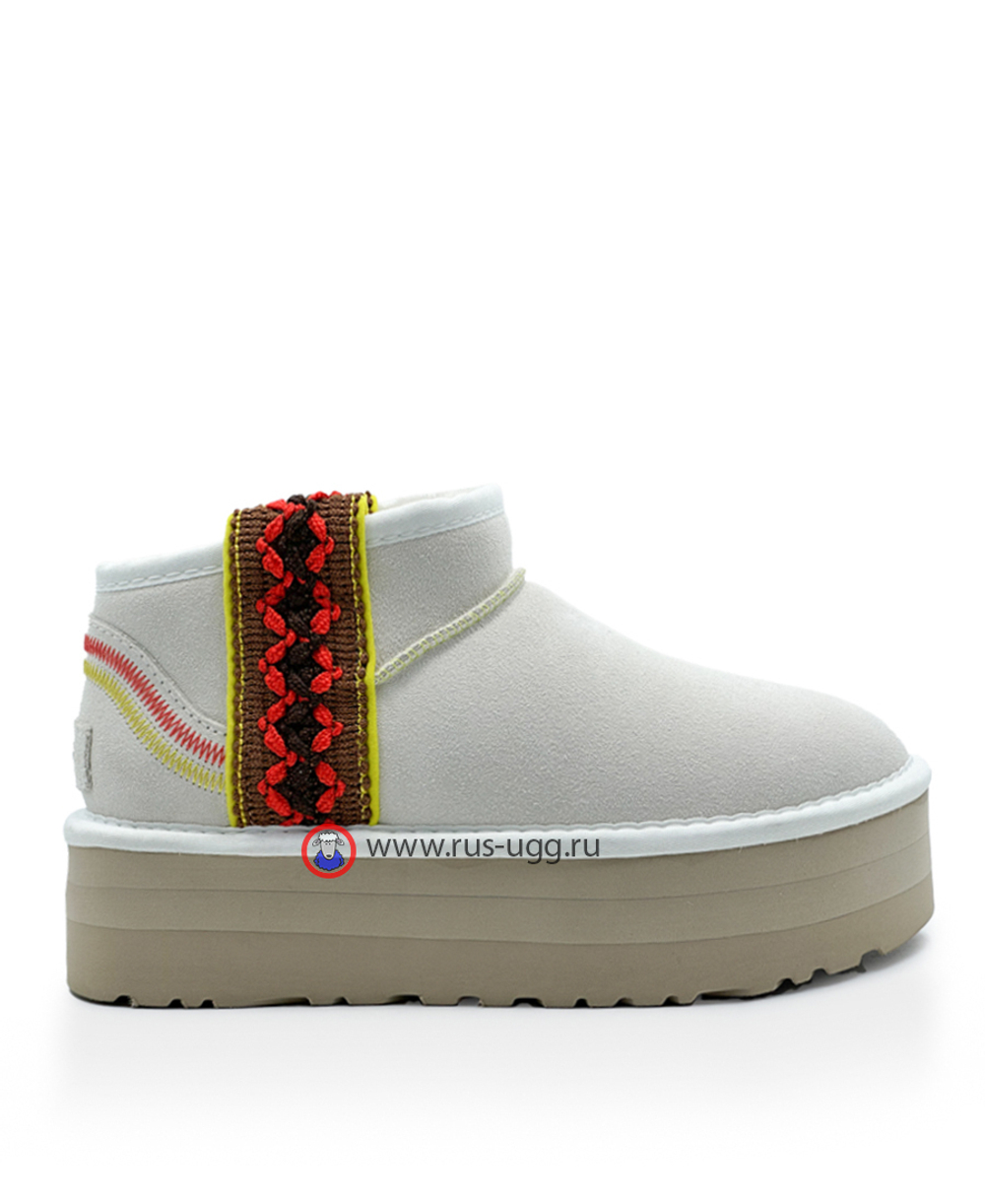 ULTRA MINI BRAID PLATFORM White