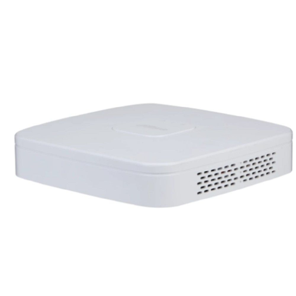 Видеорегистратор для видеонаблюдения DAHUA DHI-NVR2104-4KS3 4-канальный IP-видеорегистратор, 4K и H.265+, видеоаналитика, входящий поток до 80Мбит/с, 1 SATA III до 20Тбайт