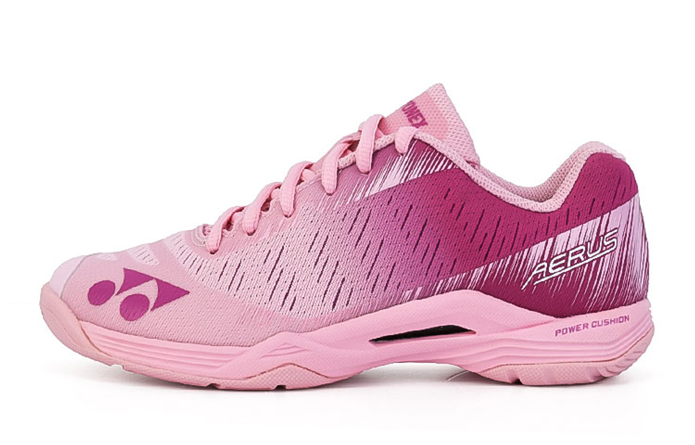 YONEX Power Cushion AERUS Z Textile, Synthetic Leather Low top Badminton Shoes Unisex Pink