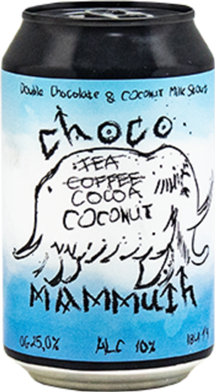 Пиво Одна Тонна Шоколадный Мамонт Коконат Эд. / One Ton Choco Mammuth Coconut Ed. 0.33 - банка
