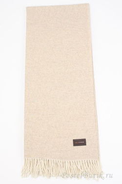 Плед шерстяной 130x180 Trussardi Scrap натуральный Италия