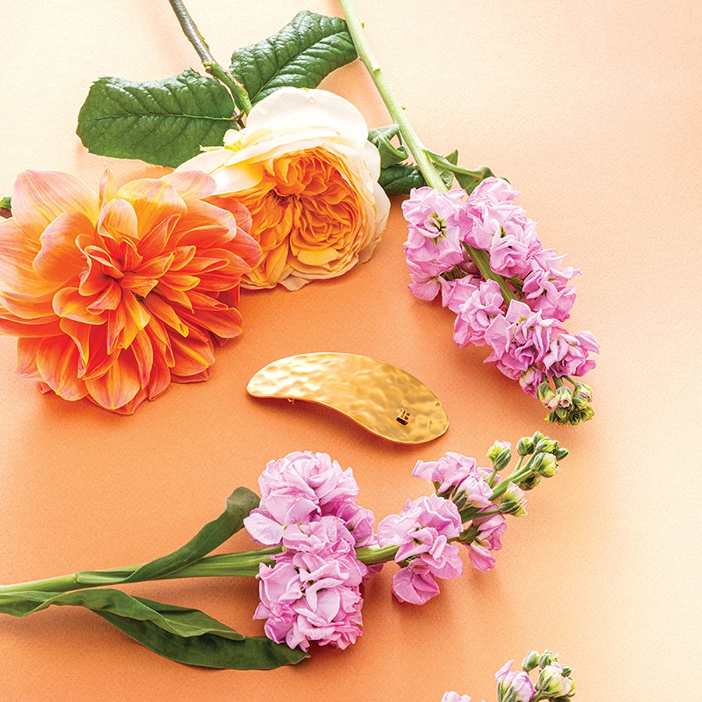 Balmain Hair Couture Заколка Лист Limited Edition Printemps Leaf Barrette Pour Cheveux