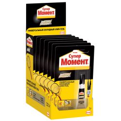 Клей Момент 1700011 Супер высокопрочный 3 гр. на БЛ-12 | Клеи бытовые и универсальные
