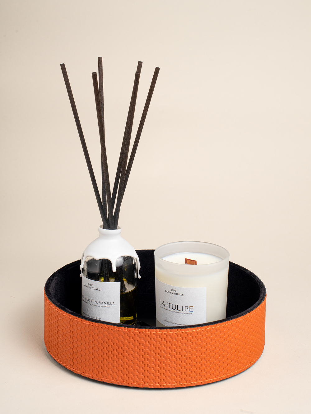 Шкатулка Трансформер круглая Оранжевая