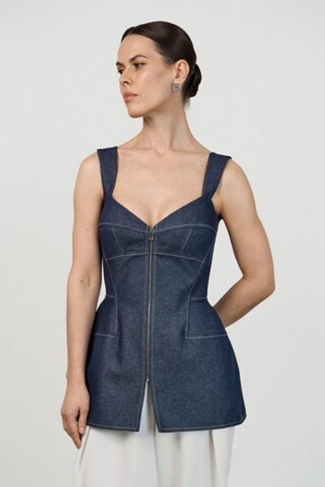 Джинсовый топ