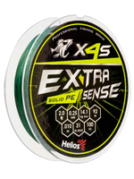 Шнур плетеный для рыбалки Helios Extrasense X4S PE Green 92m 1.2/18LB 0.20mm (HS-ES-X4S-1.2/18LB)