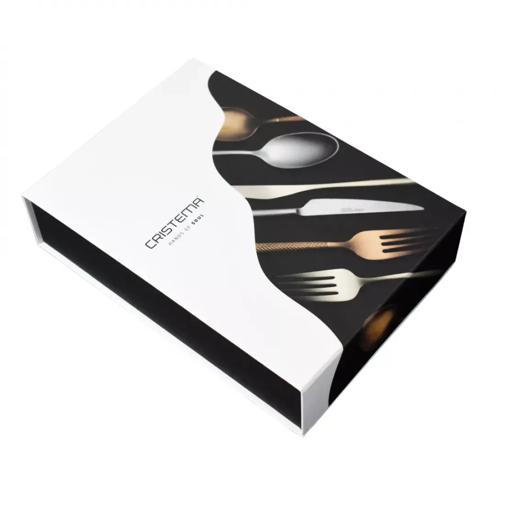 Набор столовых приборов 24 предмета на 6 персон Cristema Rabat черный