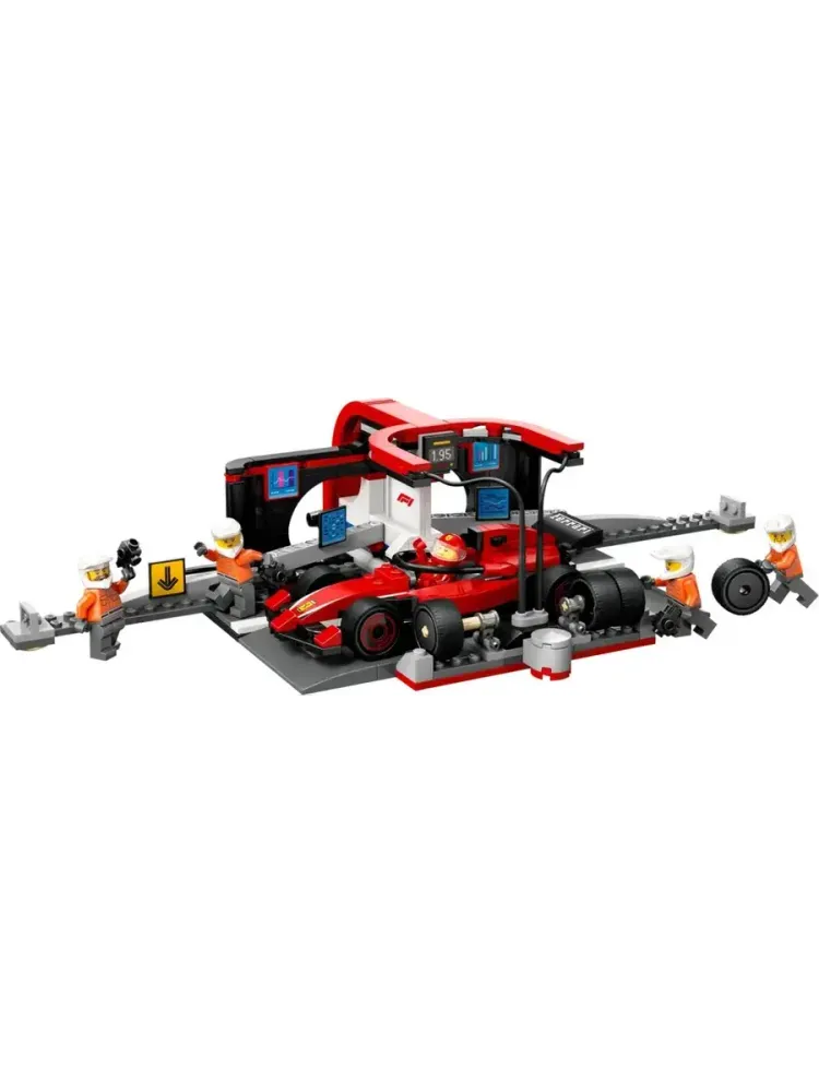 Конструктор Сity 60443 Formula 1, пит-стоп команды Ferrari