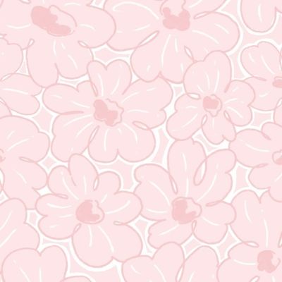 Нежно-розовые цветы