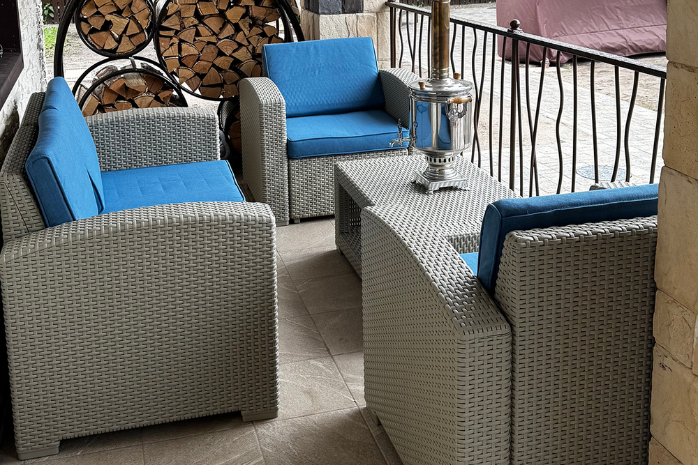 Комплект мебели Rattan Premium 4, СЕРЫЙ