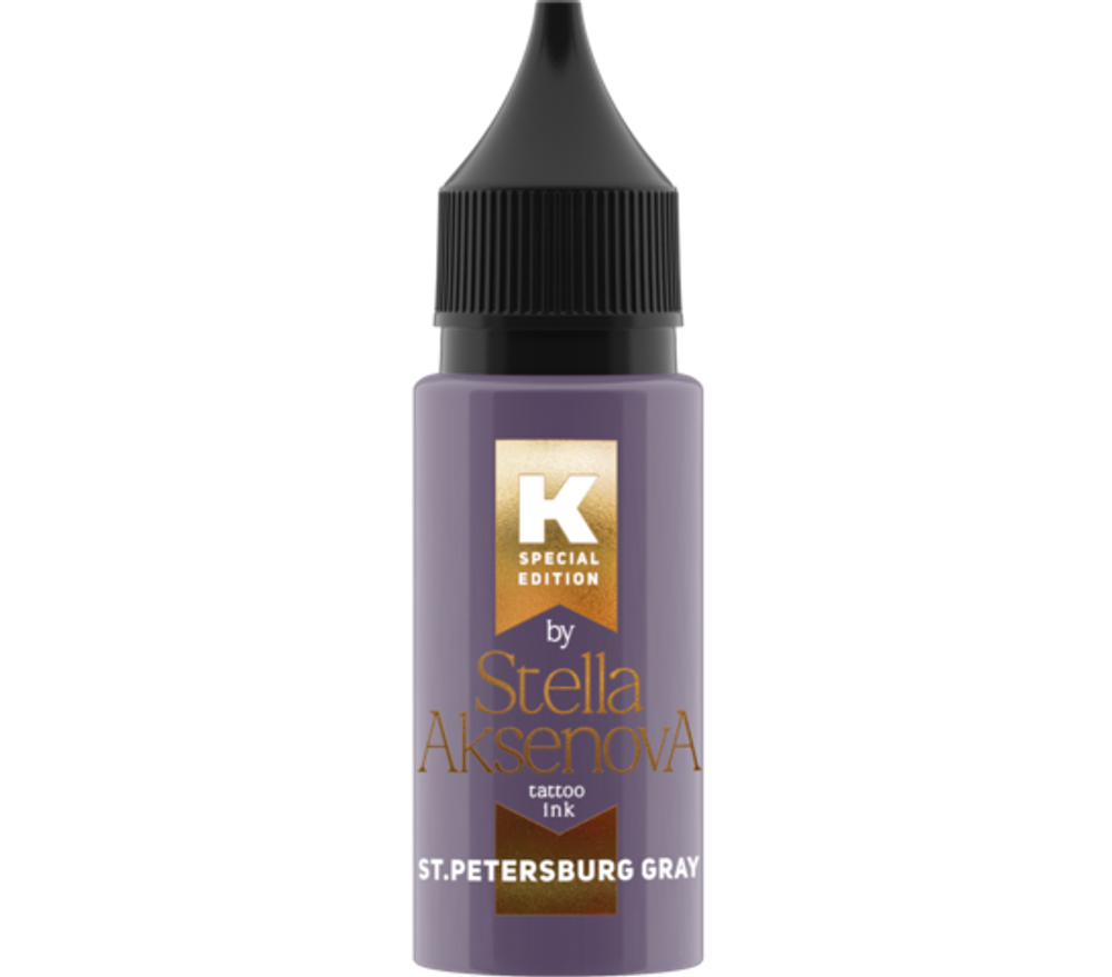 St.Petersburg Gray КРАСКА Tattoo Ink by Stella Aksenova