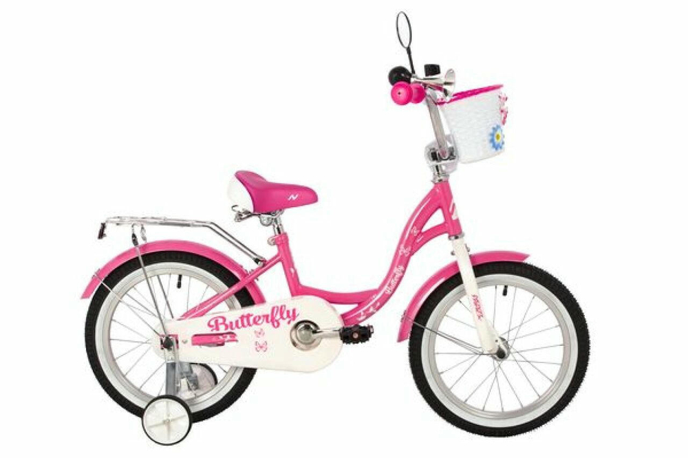 Детский велосипед Novatrack Butterfly 16" (2023)